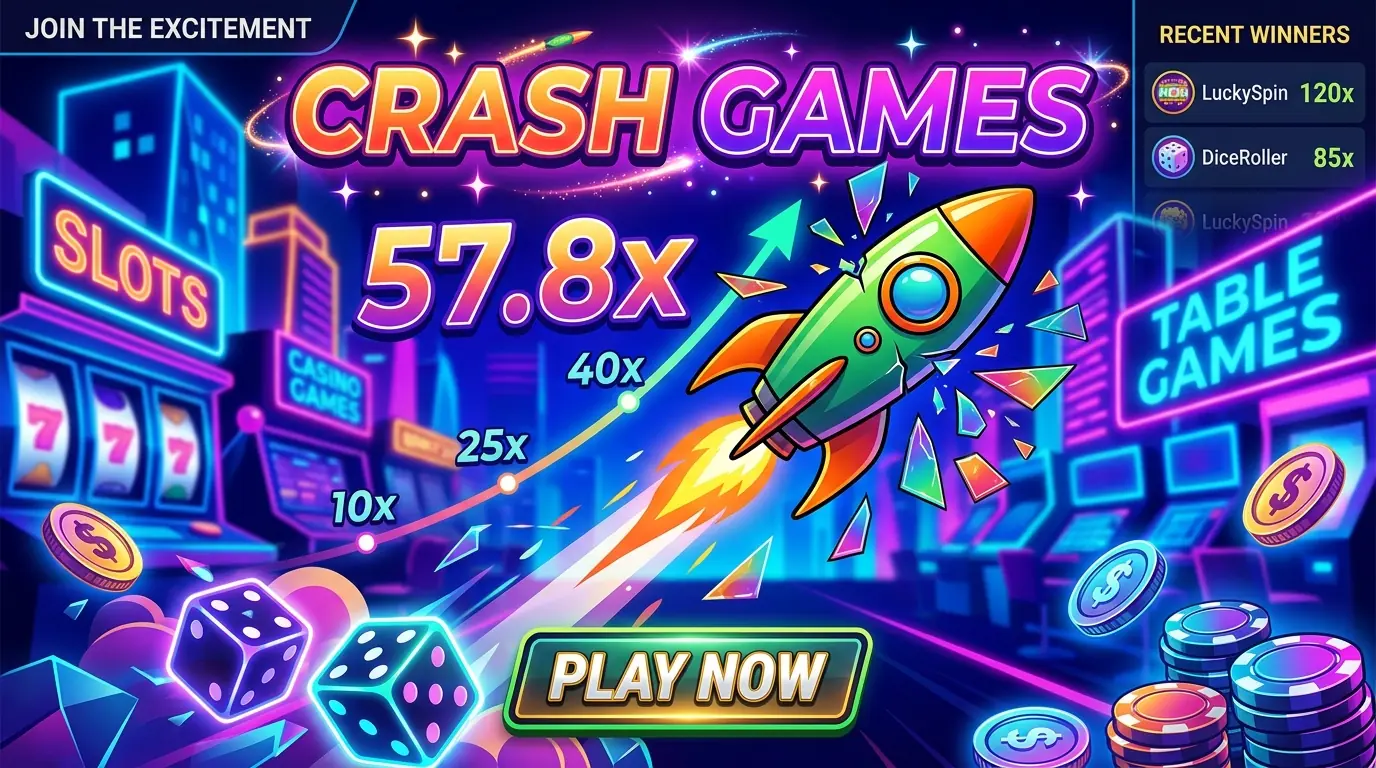 Crash Games Stake casino